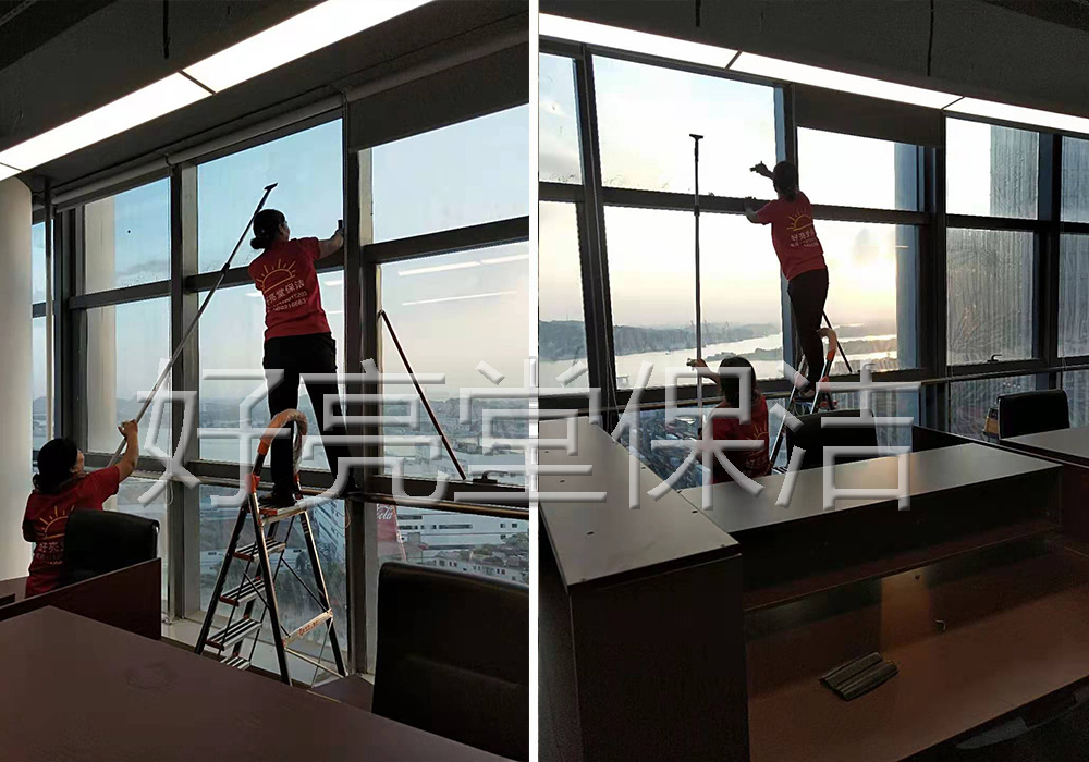 廣州國(guó)際港航中心-開(kāi)荒清潔